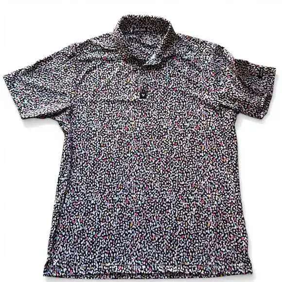 NWOT Bundle 4 Bad Birdie Men's Golf Polo Shirts Size XL Floral Geometric Print - Picture 2 of 9